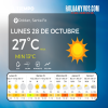 Lunes 28 de octubre, última semana y con mucho calor