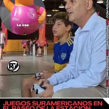 Juegos Suramericano, 2500 personas pasaron por el Paseo de la Estación 