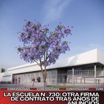 La Escuela N° 730: otra firma de contrato tras años de anuncios