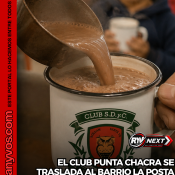 El Club Punta Chacra llega al barrio La Posta con una chocolatada solidaria