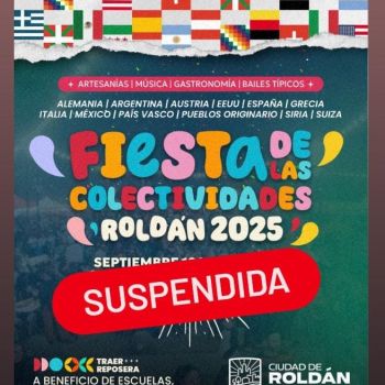 Colectividades 2025- Suspendidas y trasladadas para los días 10 y 11 de Octubre