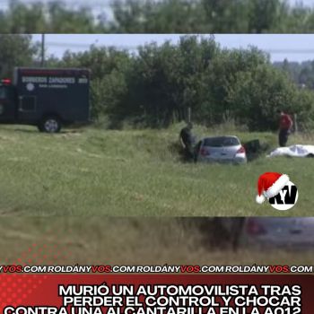 Siniestro vial en A012, fallecio el conductor de un Nissan que perdió el control