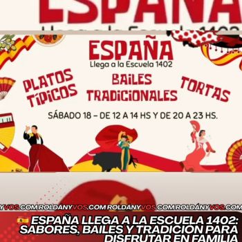 🇪🇸 España llega a la Escuela 1402: sabores, bailes y tradición para disfrutar en familia