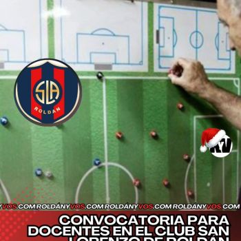 El Club San Lorenzo de Roldán convoca a docentes para un nuevo proyecto educativo