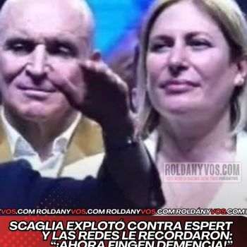 Scaglia explotó contra Espert y las redes le recordaron: “¡Ahora fingen demencia!”