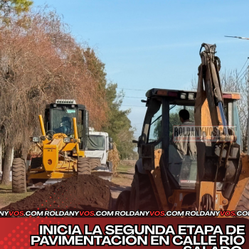 INICIA LA SEGUNDA ETAPA DE PAVIMENTACIÓN DE CALLE RÍO SALADO