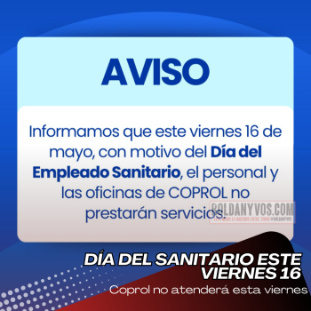 Coprol no atenderá este viernes 16
