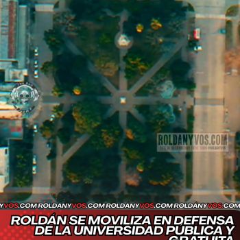 Roldán se moviliza en defensa de la universidad pública y gratuita