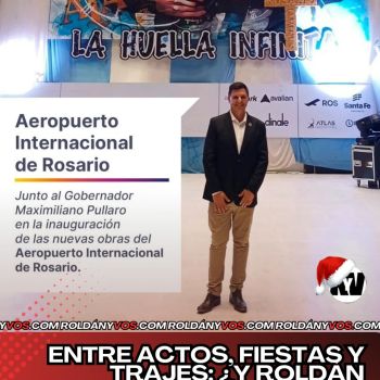 Entre actos, fiestas y trajes: ¿y Roldán cuándo? Por Nahuel Perez