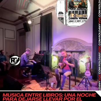 Música entre libros: una noche para dejarse llevar por el sonido