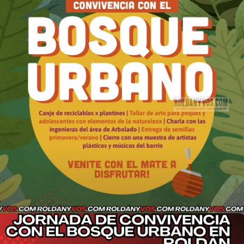 JORNADA DE CONVIVENCIA CON EL BOSQUE URBANO EN ROLDÁN