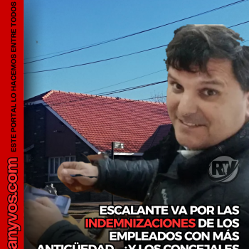 Escalante va por las indemnizaciones de los empleados municipales con más antigüedad