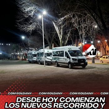 Desde hoy comienza el nuevo horario y recorrido de los urbanitos 