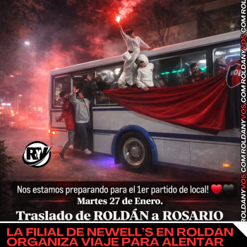 La filial de Newell’s en Roldán organiza viaje para alentar en la primera fecha de local