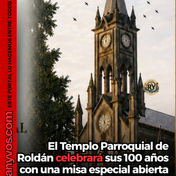 El Templo Parroquial de Roldán celebrará sus 100 años con una misa especial abierta a toda la comunidad