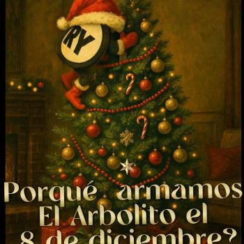 Por qué el 8 de diciembre es feriado y por qué se arma el arbolito en esta fecha?