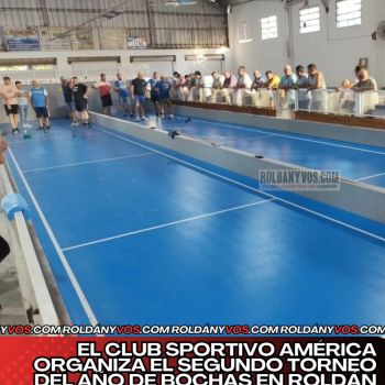 EL CLUB SPORTIVO AMÉRICA ORGANIZA EL SEGUNDO TORNEO DEL AÑO DE BOCHAS EN ROLDÁN