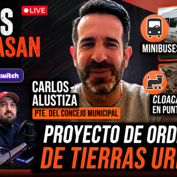 CLOACAS, MINIBUSES Y TIERRAS URBANAS: LOS TEMAS QUE ANALIZÓ CARLOS ALUSTIZA EN “COSAS QUE PASAN