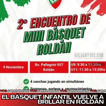  El básquet infantil vuelve a brillar en Roldán: