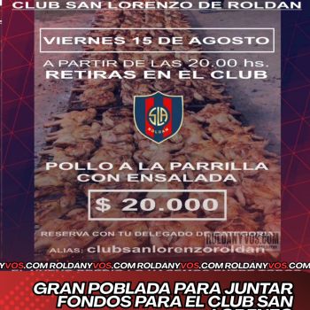Gran Pollada Solidaria del Club San Lorenzo de Roldán