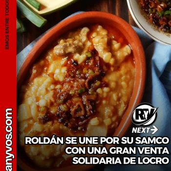 Roldán: lanzan una venta solidaria de locro para colaborar con el SAMCO local
