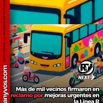 Vecinos de Tierra de Sueños 2 y 3, presentaron más de mil firmas para exigir mejoras en la Línea R en Roldán