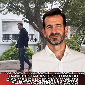 Daniel Escalante se toma 30 días más de licencia y Carlos Alustiza continuará como interino en Roldán