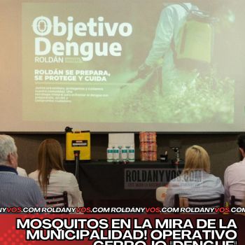 MOSQUITOS en la mira de la Municipalidad: OPERATIVO CERROJO “Dengue”