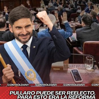 Pullaro ya puede ser reelecto, para esto era la reforma?