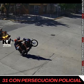 31 con Persecución policial y detención 