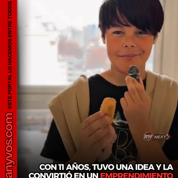 CON 11 AÑOS, QUISO AYUDAR A PAGAR SU VIAJE Y TERMINÓ CREANDO SU PROPIO EMPRENDIMIENTO