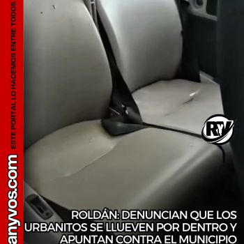ROLDÁN: DENUNCIAN QUE LOS URBANITOS SE LLUEVEN POR DENTRO Y APUNTAN CONTRA EL MUNICIPIO