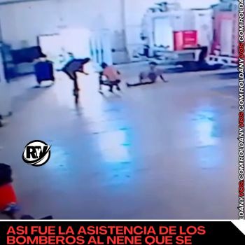 Video: fuertes imágenes de los bomberos auxiliando a Mateo que se habia ahogado en la pileta de su casa