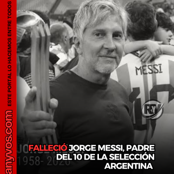 Murió Jorge Messi, el papá de Lionel Messi