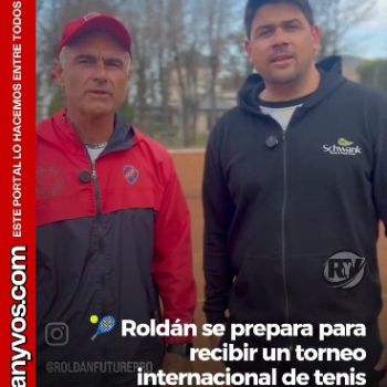 Roldán recibirá un torneo profesional de tenis con puntos para el ranking ATP
