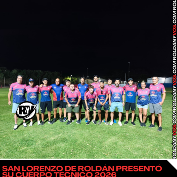 San Lorenzo de Roldán presentó su Cuerpo Técnico 2026