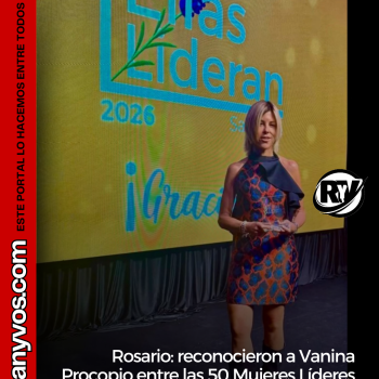 Rosario: reconocieron a Vanina Procopio entre las 50 Mujeres Líderes de Santa Fe