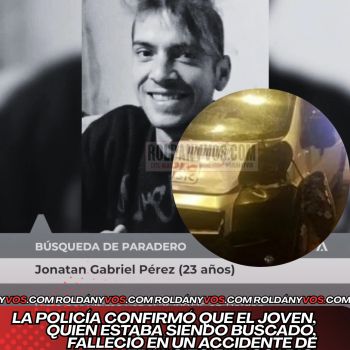 Hallaron sin vida al joven de Roldán que era intensamente buscado