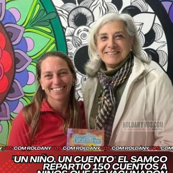 En Roldán, las vacunas vienen con cuentos: más de 150 sonrisas y nuevas historias
