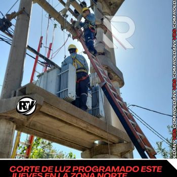 Corte de luz programado este jueves en la zona norte de Roldán por obras de la EPE