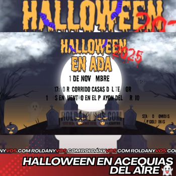 Por quinto año Acequias del Aire se prepara para Halloween  Por quinto año Acequias del Aire se prepara para Halloween