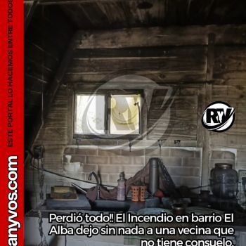 Un incendió de una vivienda en barrio El Alba aviva el fuego del reclamo de los vecinos