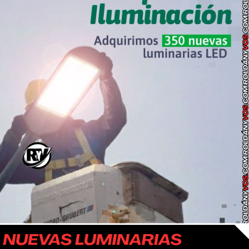 Roldán suma 350 nuevas luminarias LED en el marco del Plan de Iluminación