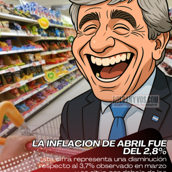 Abril con una inflación del 2,8%