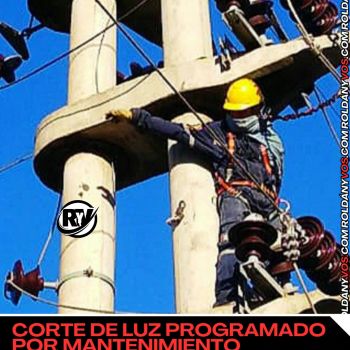 Corte de Luz para este Miércoles 21 de Enero 