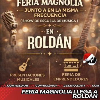 Feria Magnolia en el Roldan Rugby hoy 20hs