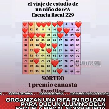 Rifa solidaria para cumplir un sueño de viaje de Estudios