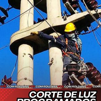CORTE DE LUZ PROGRAMADO PARA ESTE MIÉRCOLES 26