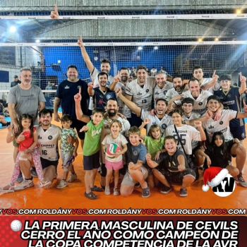 La Primera Masculina de CEVILS cerró el año como Campeón de la Copa Competencia de la AVR