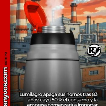 Lumilagro apaga sus hornos tras 83 años: cayó 50% el consumo y la empresa comenzará a importar termos desde China